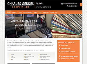 Charles Geddes Carpets Screenshot